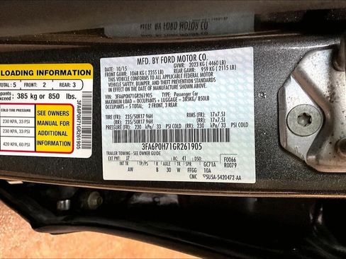 Used 2016 Ford Fusion SE FWD image 34