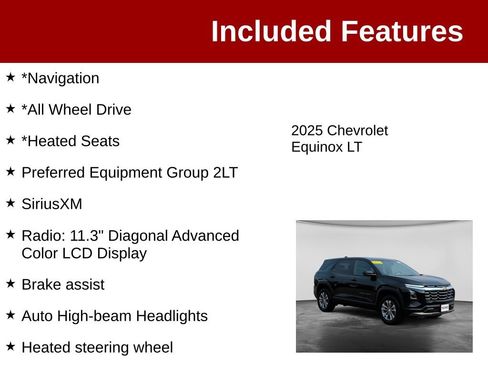 Used 2025 Chevrolet Equinox LT AWD/4WD image 3