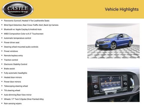 Used 2024 Volkswagen Jetta SE w/ Panoramic Sunroof Package image 4