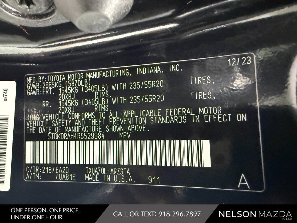 Used 2024 Toyota Highlander XSE FWD image 58