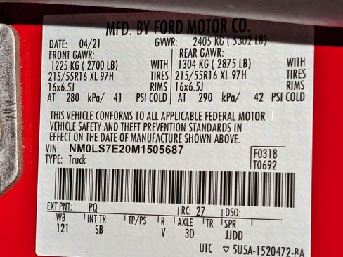 Used 2021 Ford Transit Connect XL FWD image 51