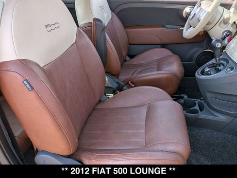 Used 2012 FIAT 500 Lounge w/ Luxury Leather Pkg FWD image 26