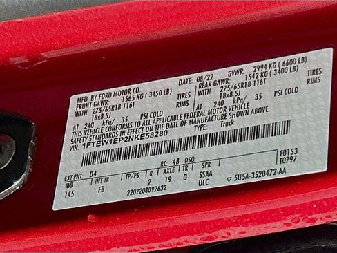 Used 2022 Ford F150 XLT w/ Equipment Group 302A High image 31