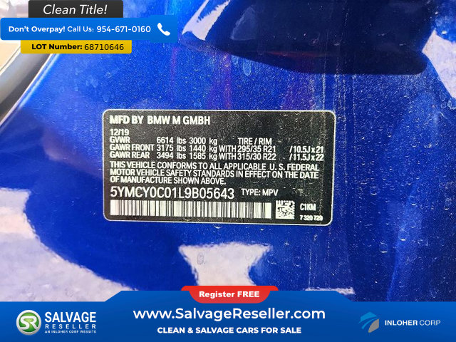 Used 2020 BMW X6 M Competition AWD/4WD image 17