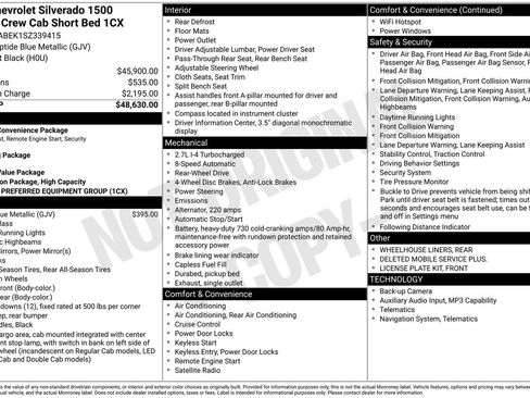 Used 2025 Chevrolet Silverado 1500 Custom RWD image 38