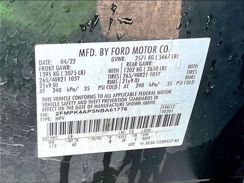 Used 2022 Ford Edge ST w/ Equipment Group 401A image 35