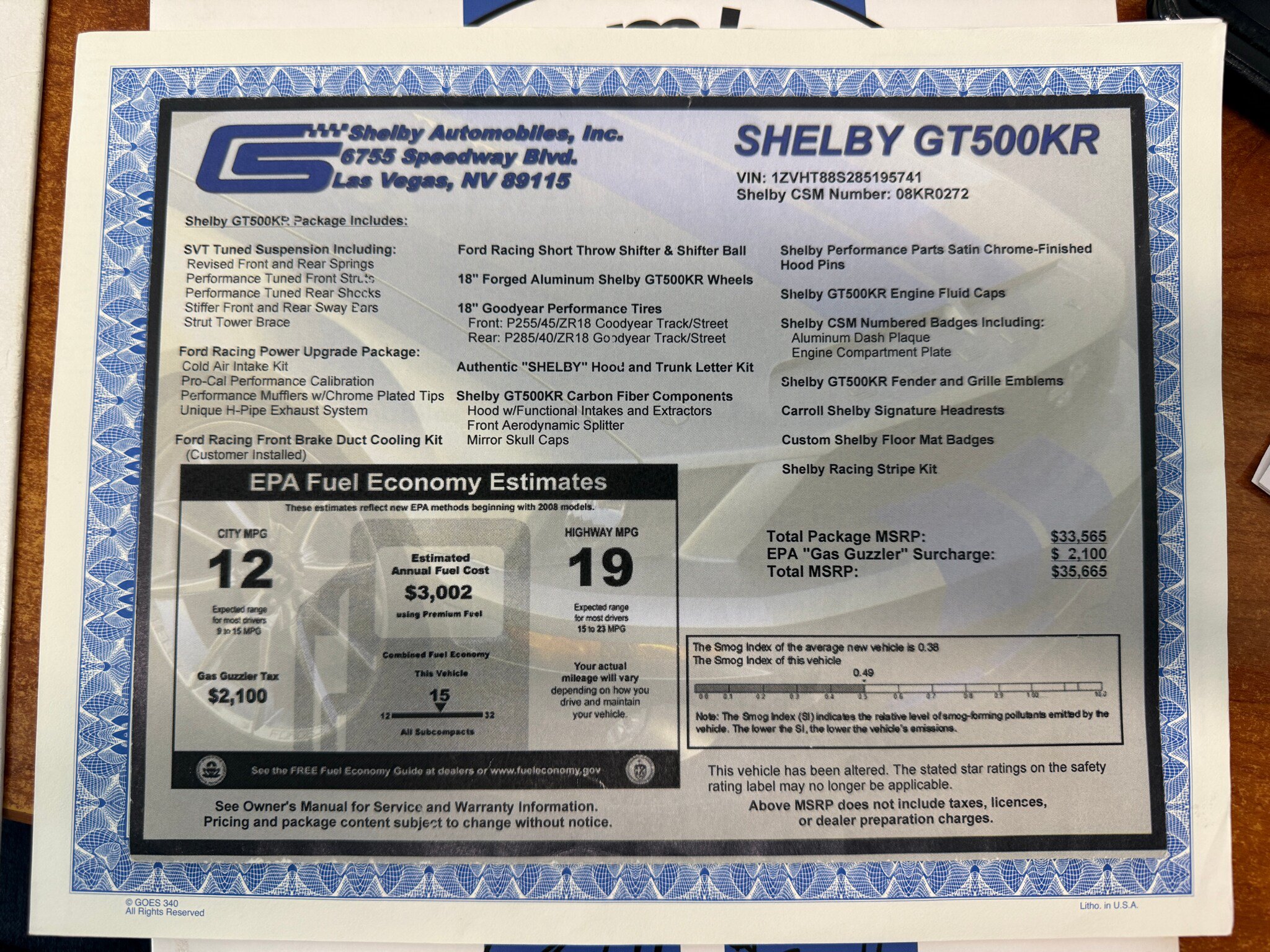 Used 2008 Ford Mustang Shelby GT500 RWD image 19