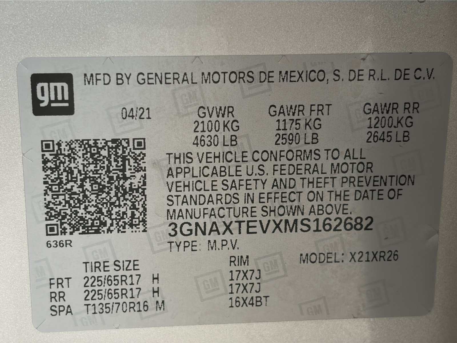 Used 2021 Chevrolet Equinox LT w/ Driver Convenience Package AWD/4WD image 34
