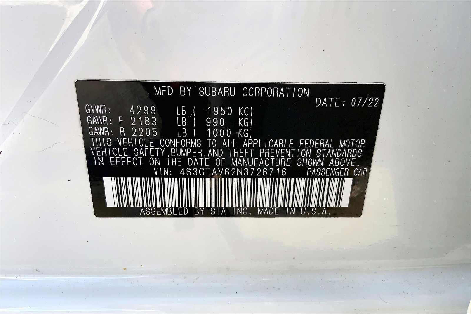 Used 2022 Subaru Impreza 2.0i Premium AWD/4WD image 32