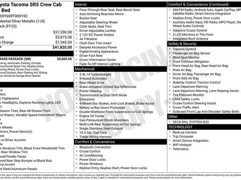Used 2024 Toyota Tacoma SR5 w/ SR5 Upgrade Package image 26
