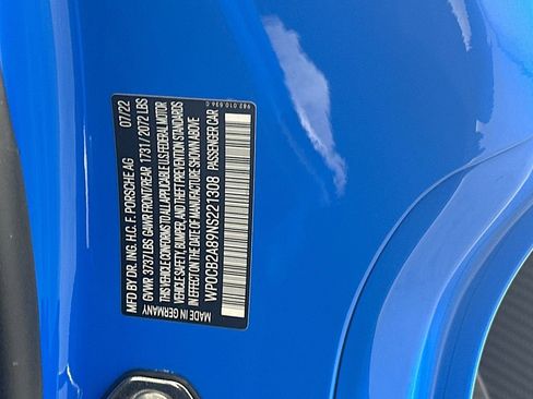 Certified 2022 Porsche 718 Boxster S image 30