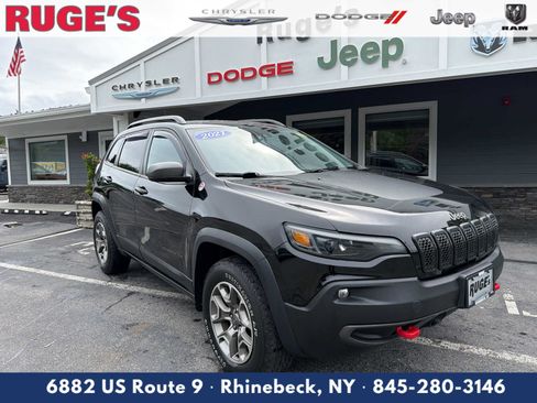 Used 2021 Jeep Cherokee Trailhawk w/ Sun, Sound & Nav Group AWD/4WD image 1