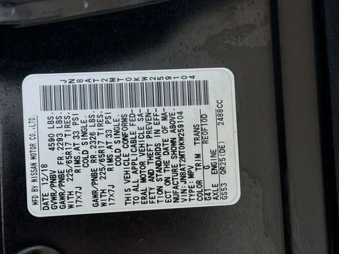 Used 2019 Nissan Rogue SV FWD image 38