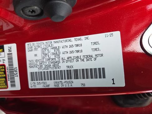 Used 2026 Toyota Tundra SR5 w/ TRD Off-Road Package AWD/4WD image 25