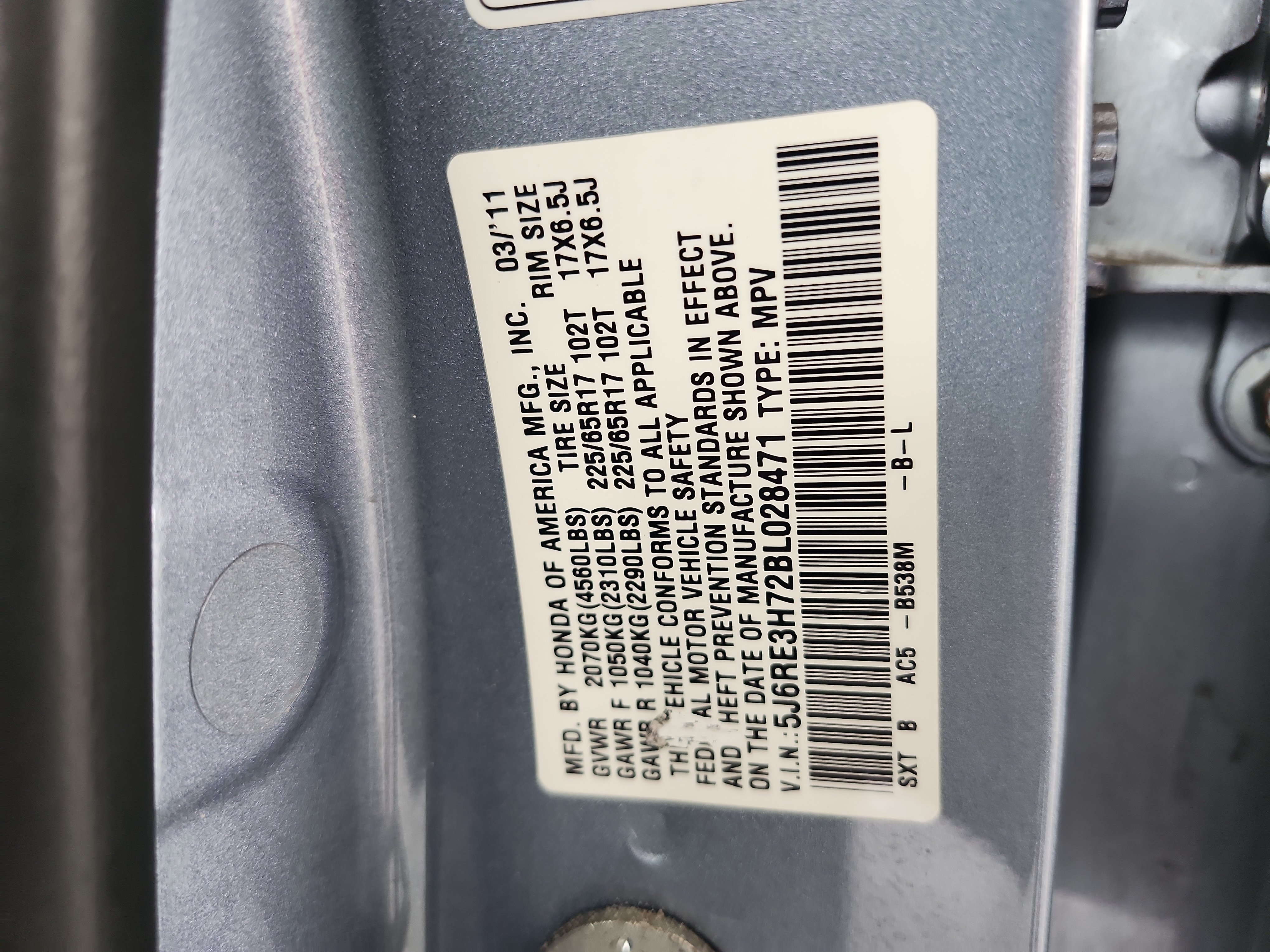 Used 2011 Honda CR-V EX-L image 18