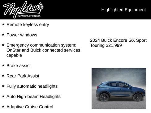 Used 2024 Buick Encore GX Sport Touring w/ Experience Buick Package AWD/4WD image 4