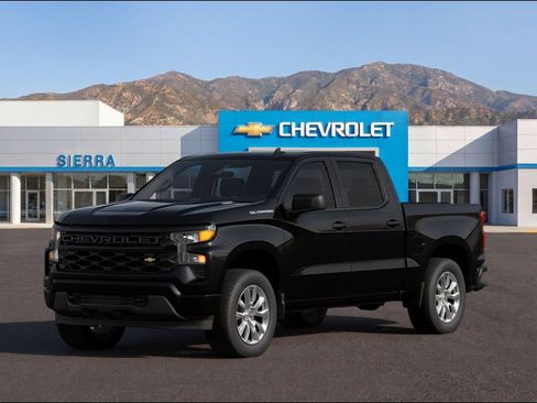 New 2026 Chevrolet Silverado 1500 Custom w/ LPO, Dark Essentials Package RWD image 1