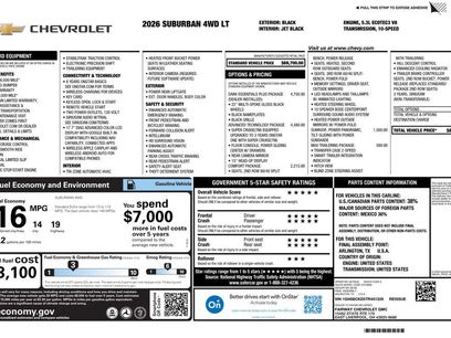 New 2026 Chevrolet Suburban LT