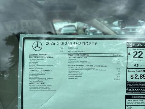 New 2026 Mercedes-Benz GLE 350 4MATIC image 10