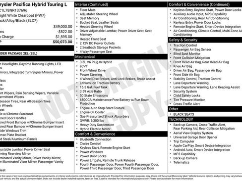 Used 2022 Chrysler Pacifica Touring-L image 3