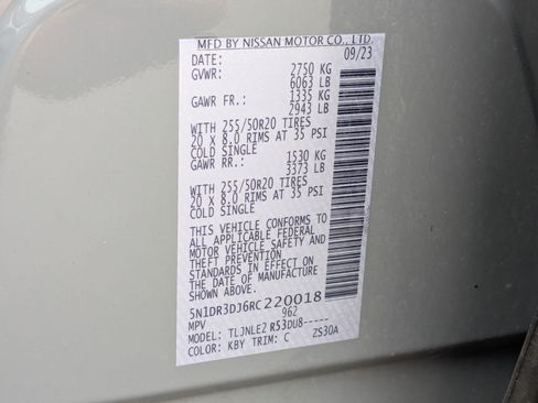 Used 2024 Nissan Pathfinder Platinum w/ Cargo Package AWD/4WD image 34