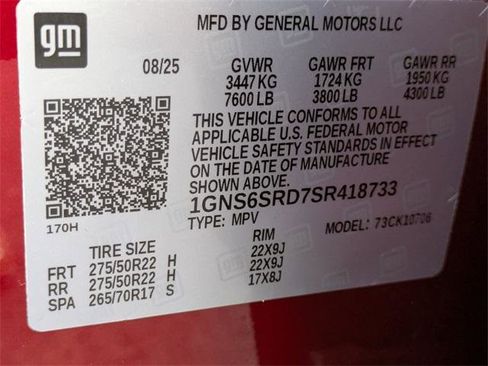 New 2025 Chevrolet Tahoe Premier image 37