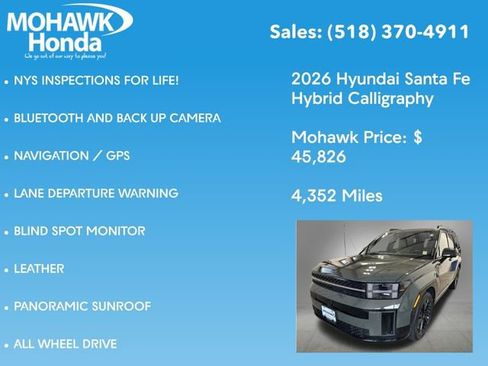 Used 2026 Hyundai Santa Fe Calligraphy AWD/4WD image 7