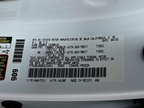 Certified 2025 Toyota Tacoma TRD Off-Road w/ TRD Off Road Upgrade Package image 16