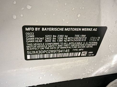 Certified 2024 BMW X3 sDrive30i w/ Premium Package RWD image 12