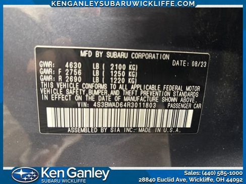 Certified 2024 Subaru Legacy Premium AWD/4WD image 27