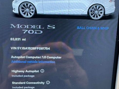 Used 2015 Tesla Model S 70D image 26