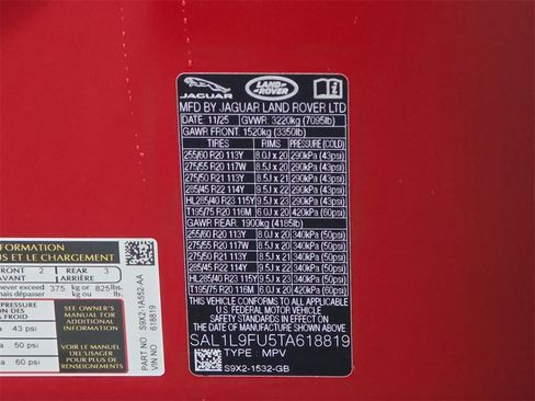 New 2026 Land Rover Range Rover Sport Dynamic SE image 37