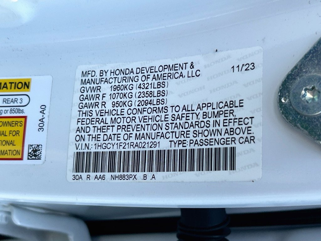 Certified 2024 Honda Accord LX image 29