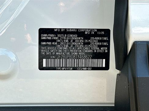 New 2026 Subaru Outback Premium image 31