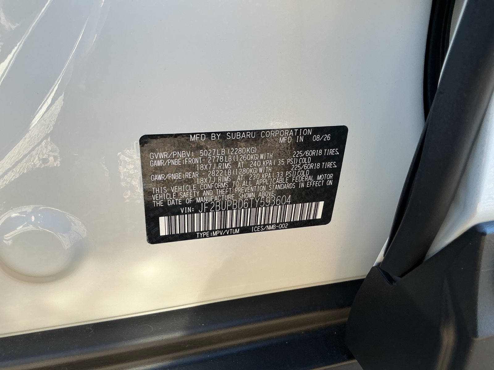 New 2026 Subaru Outback Premium AWD/4WD image 28