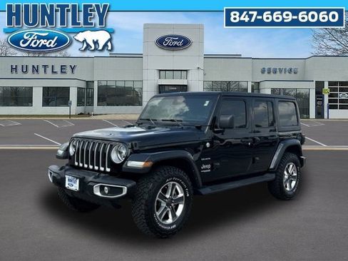 Used 2021 Jeep Wrangler Unlimited Sahara AWD/4WD image 1