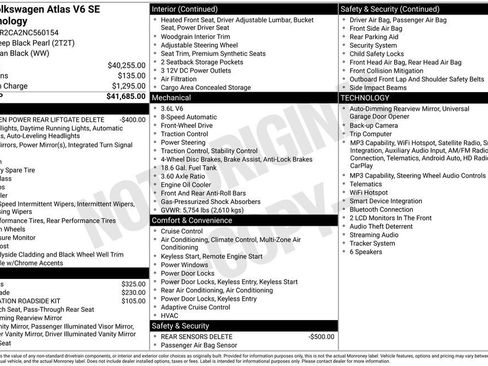 Used 2022 Volkswagen Atlas SE FWD image 15