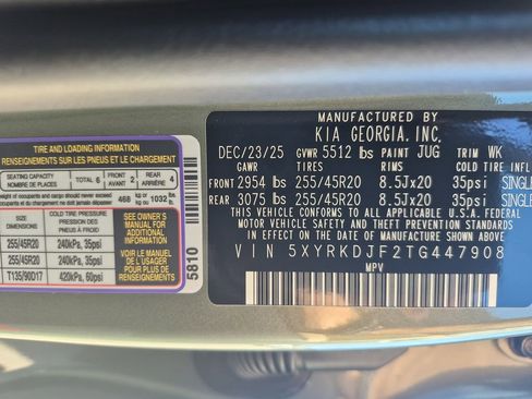 New 2026 Kia Sorento SX Prestige image 27