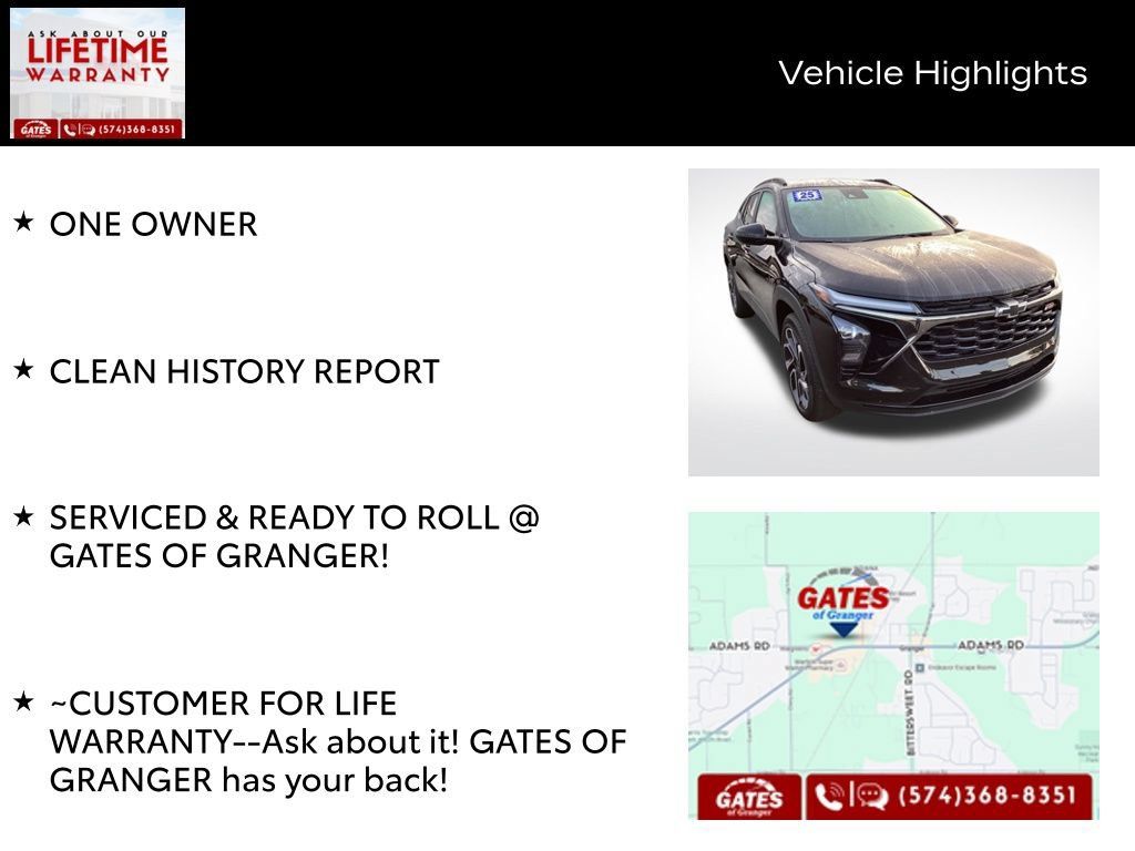 Used 2025 Chevrolet Trax RS w/ Driver Confidence Package FWD image 7