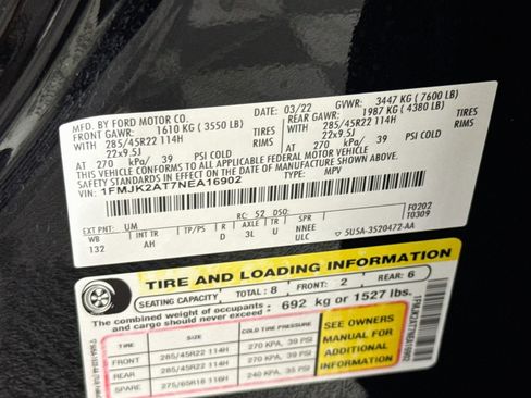 Used 2022 Ford Expedition Max Limited AWD/4WD image 38