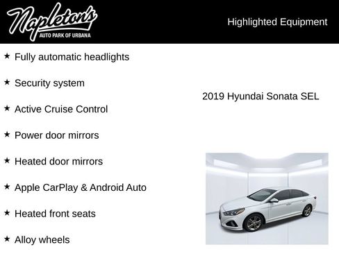 Used 2019 Hyundai Sonata SEL w/ Tech Package 02 FWD image 5