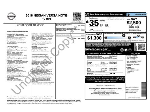 Used 2016 Nissan Versa Note SV image 5