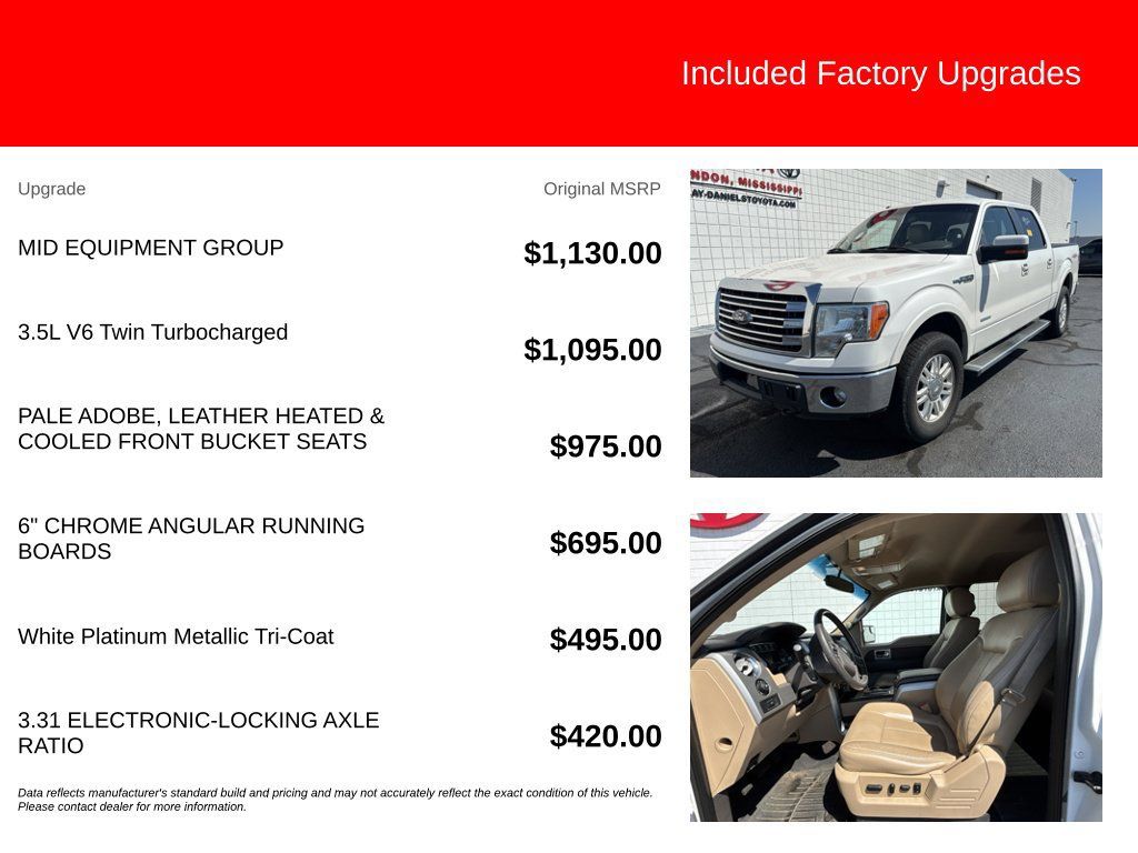 Used 2013 Ford F150 Lariat w/ Mid Equipment Group AWD/4WD image 5