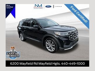 Certified 2025 Ford Explorer Platinum w/ Ultimate Package 360° Tour