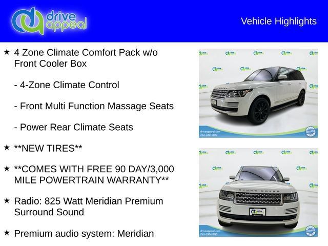 Used 2016 Land Rover Range Rover HSE AWD/4WD image 12