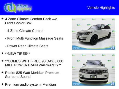 Used 2016 Land Rover Range Rover HSE AWD/4WD image 12