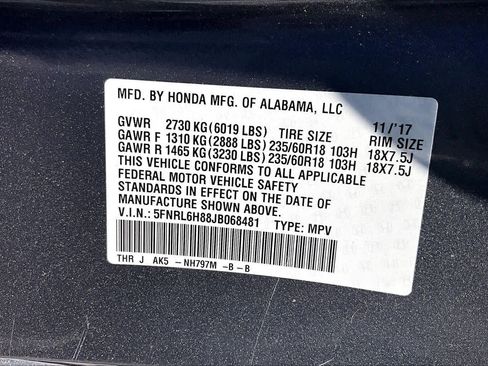 Used 2018 Honda Odyssey Touring image 33