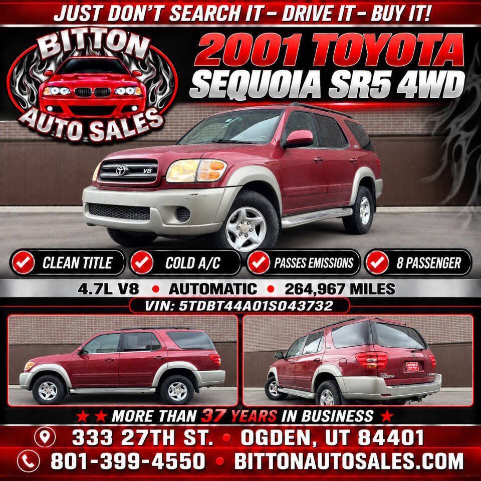 Used 2001 Toyota Sequoia SR5 w/ Preferred Pkg AWD/4WD image 1