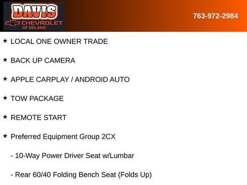 Used 2022 Chevrolet Silverado 1500 Custom Trail Boss w/ LPO, Dark Essentials Package AWD/4WD image 5
