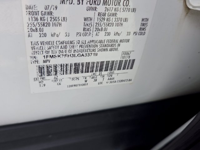 Used 2020 Ford Explorer Limited RWD image 6